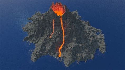 Most Realistic Minecraft Volcano Ever?! Minecraft Project