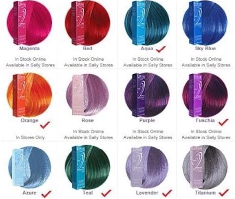 permanent color chart ion at home hair color chart permanent hair - ion ...