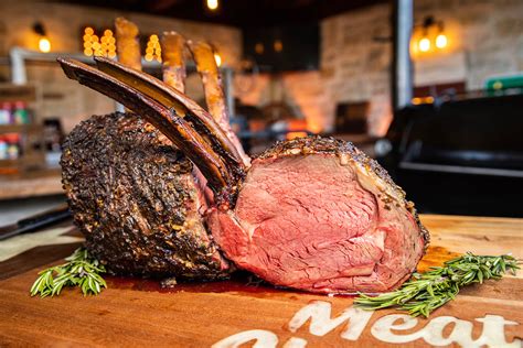 Garlic & Herb Crusted Tomahawk Prime Rib – Meat Church