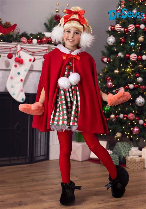 Girl's Dr. Seuss Storybook Cindy Lou Who Costume | How the Grinch Stole ...