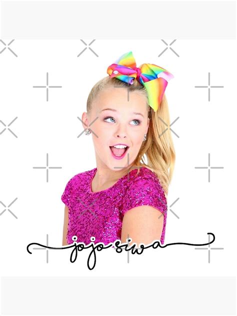 "Jojo Siwa fancy logo" Poster for Sale by chrstnm | Redbubble