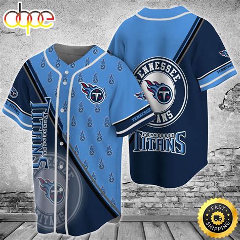 Tennessee Titans NFL Baseball Jersey – Musicdope80s.com