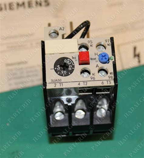 Siemens, 3UA50 00-0G, Overload Relay Motor Protector Breaker 0.4-0.63A ...