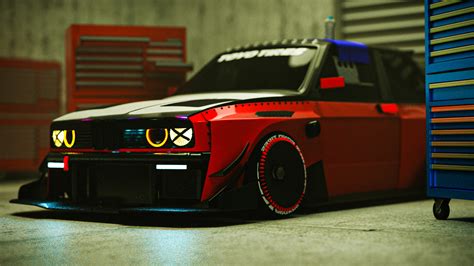 ArtStation - Custom 1990 BMW E30 Workshop