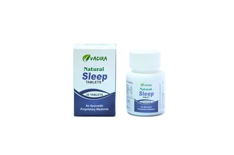 Vadira Natural sleep Tablet | natural ayurvedic tablet for those who have difficulty in falling ...