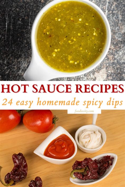 24 Hot Sauce Recipes - Easy Homemade Spicy Kicks - Foodiosity