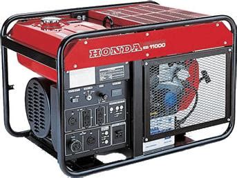 Honda propane powered portable generators