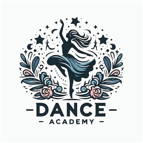 Dance academy logo vector | Premium AI-generated vector