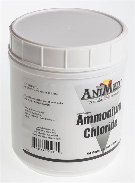 Ammonium Chloride, 2.5 lb | Santa Cruz Animal Health