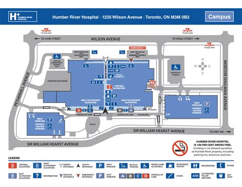 Humber River Hospital: Phone, Map, Parking, South Entrance