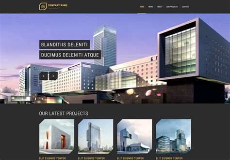 Modern Architecture - Free Responsive Website Template