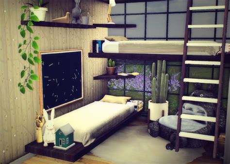 Functional Shiftable Bed | Sims 4 loft, Bed, Sims