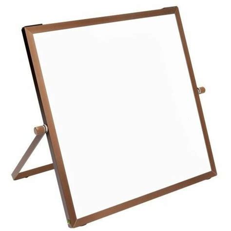 Office Depot; Brand Magnetic Table-Top Dry-Erase Board, 10" x 10" , Dark Bronze Aluminum Frame ...