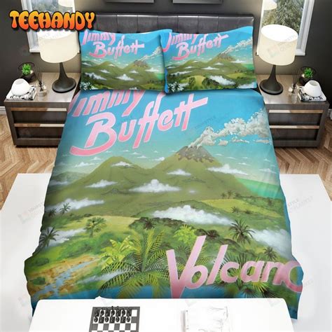 Jimmy Buffett Volcano Album Cover Bed Sets For Fan