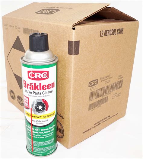 Case of 12 CRC Brakleen Brake Parts Cleaner w/ PowerJet Technology Spray 05050 | eBay