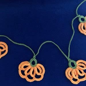 Crochet Pumpkin Pattern, Crochet Pattern, Halloween Garland, Crochet Earrings, Pumpkin Scarf ...