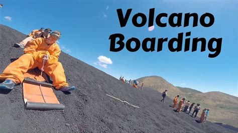 Volcano Boarding in Nicaragua - Cerro Negro - YouTube