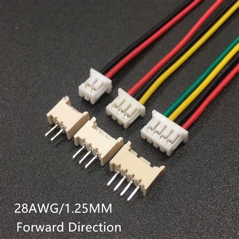 5 Sets Male & Female PCB Connector XH 1.25 JST 2/3/4/5/6/7/8/9/10 Pin Double Head Plug With ...