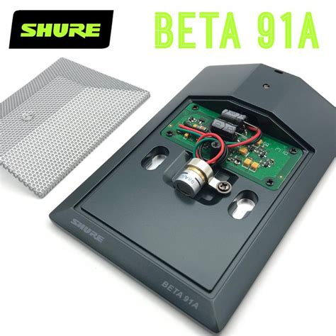 SHURE BETA-91Aเครื่องดนตรีกลองเบสไมโครโฟนคอนเดนเซอร์มืออาชีพแบบมีสาย ...