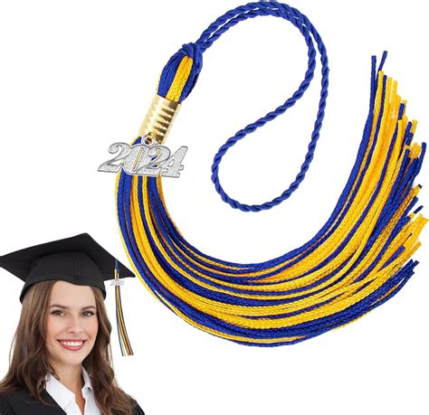 Blue Gold 2024 Graduation Academic Cap Tassel - China Graduation Tassel ...