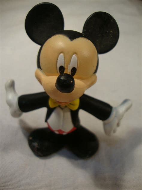 McDonalds Disney Mickey Mouse PVC Figurine Toy Traditional Outfit 3" Tall Kids | #1985775126