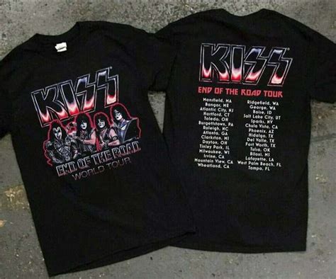 Kiss Band End Of The Road World Tour T Shirt Kiss 2021 - TeeFox Store