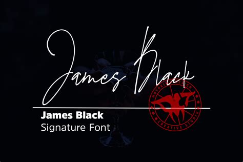 James Black Signature Font (141563) | Script | Font Bundles