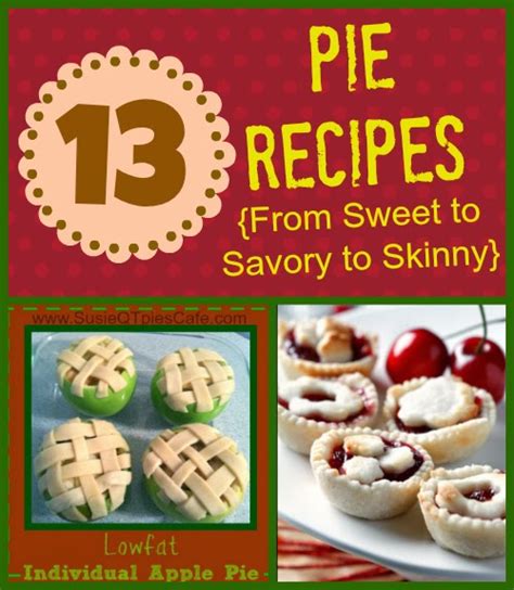 SusieQTpies Cafe: {January 23} National Pie Day Pie Recipes