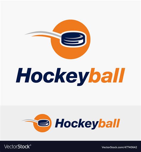 Hockey logo design Royalty Free Vector Image - VectorStock