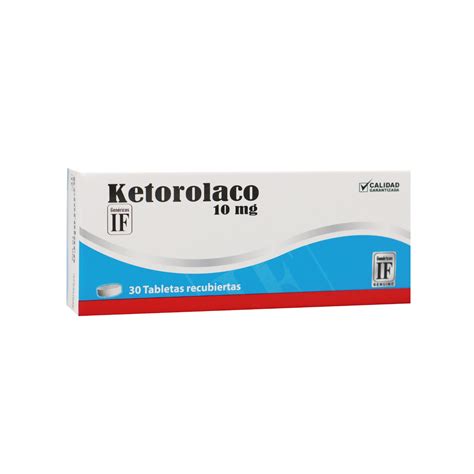 KETOROLACO 10 mg IF – Ibero Fármacos