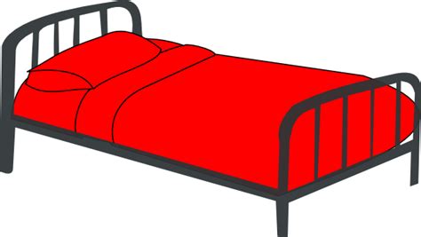 Bed Red Clip Art at Clker.com - vector clip art online, royalty free ...