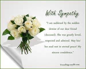 Condolence Messages – Wordings and Messages