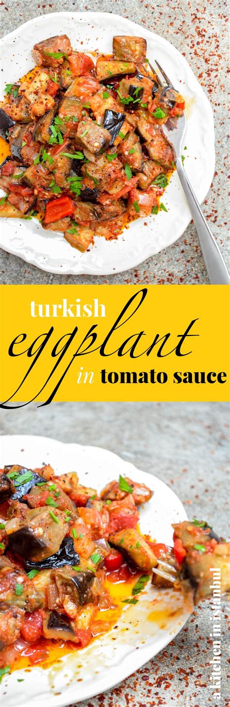 Turkish eggplant in tomato sauce - recipe / A kitchen in Istanbul ...