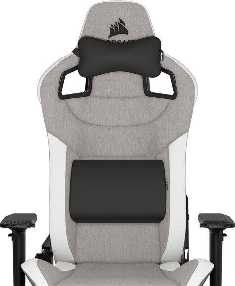 T3 RUSH Gaming Chair — Gray/White