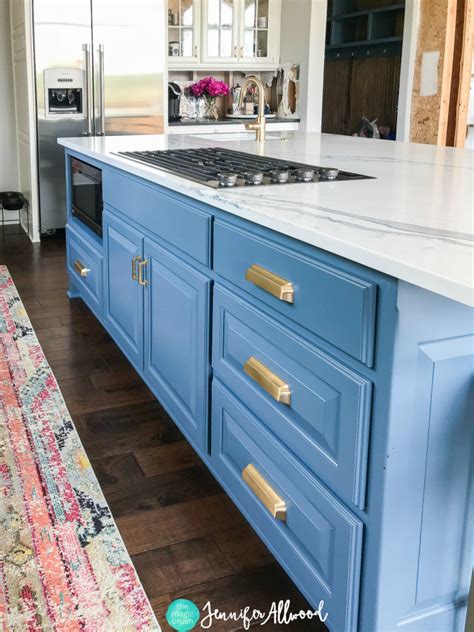 My New Blue Kitchen Island | Kitchen Remodel Jennifer Allwood