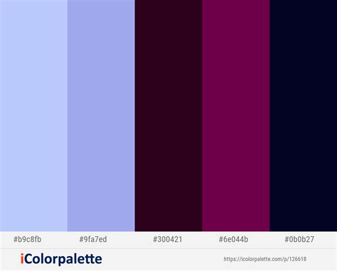 Sail – Biloba Flower – Melanzane – Tyrian Purple – Haiti Color scheme | iColorpalette | Blue ...