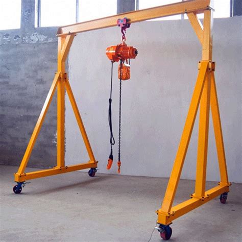 6.5T Max Width 10m Warehouse Gantry Crane Simple Design Detachable Moving Freely