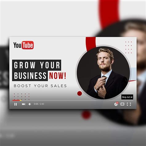 Free YouTube Ad Mockup PSD Template - Mockup Den