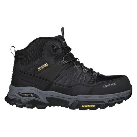 Men's Skechers Work Arch Fit Tarver Composite Toe Waterproof Boots ...