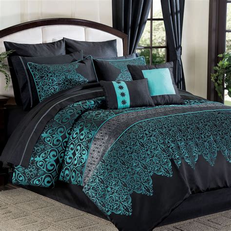 Kismet 12 pc Bed in a Bag Comforter Set | Bedroom turquoise, Comforter ...