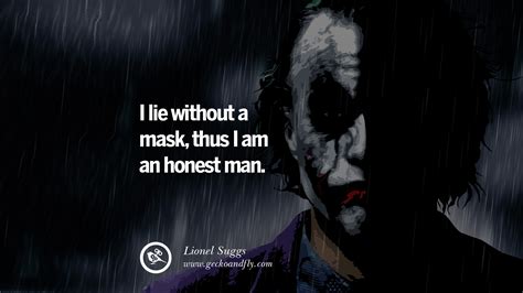 20 Quotes on Wearing a Mask, Lying and Hiding Oneself