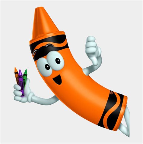 Crayon Sharing - Orange Crayon Clipart is popular png clipart & cartoon ...