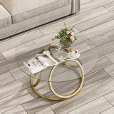 Wayfair | Gold Round Coffee Tables You'll Love in 2022