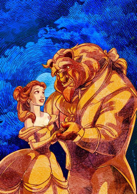 Beauty and the Beast - Classic Disney Fan Art (14022171) - Fanpop