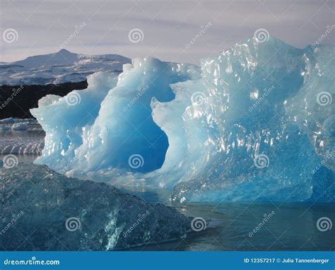 Blue Iceberg stock image. Image of mountain, water, argentina - 12357217