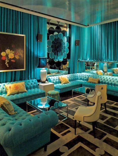 17 Breathtaking Turquoise Living Room Ideas