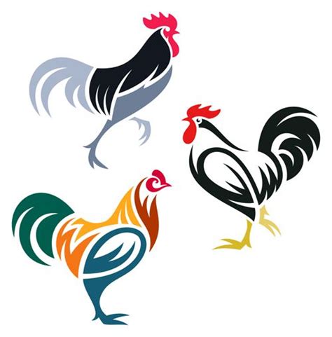 Creative chicken logos vector design 01 - https://www.welovesolo.com/creative-chicken-logos ...