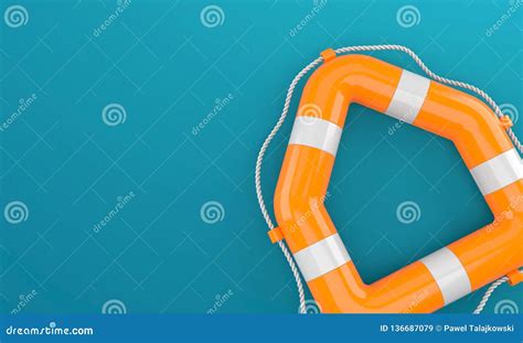 Life buoy in house shape stock illustration. Illustration of life - 136687079