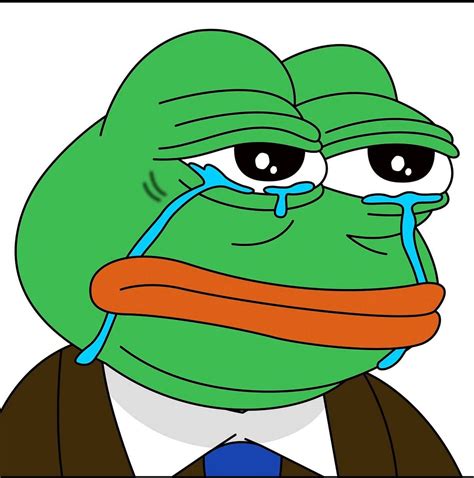 Sad frog Pepe is dead, may there be no sadness in heaven from now on ...