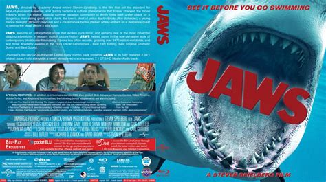 Jaws - Movie Blu-Ray Custom Covers - JawsBDCLTv1 :: DVD Covers